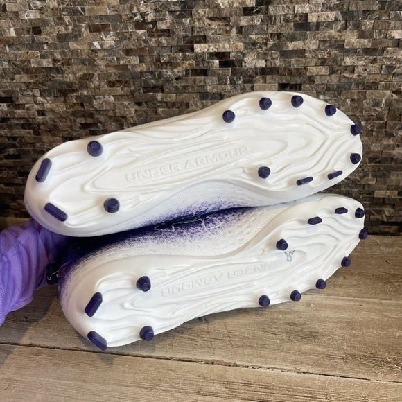 Under Armour Spotlight Lux MC 2.0 Football Cleats Purple 3026410-111 size 13 - Picture 5 of 7